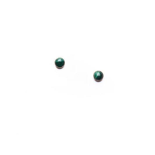 Malachite Stud Earrings