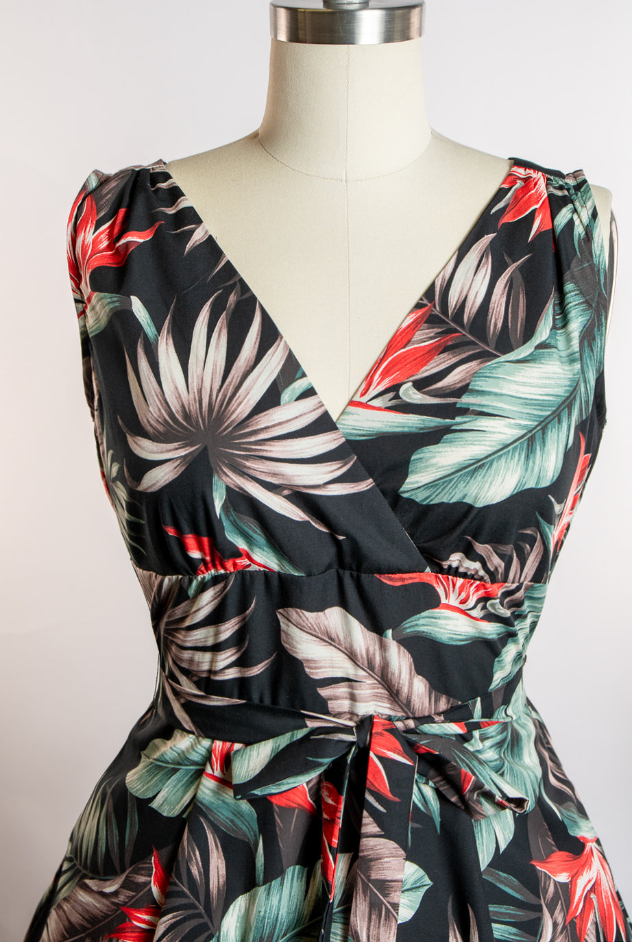 Marie Dress - Bird of Paradise, Black *sale