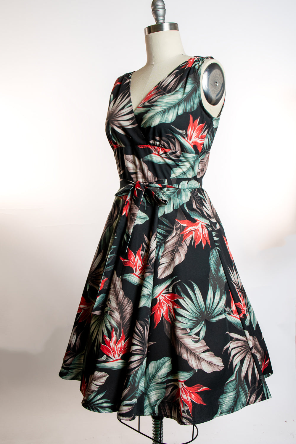 Marie Dress - Bird of Paradise, Black *sale