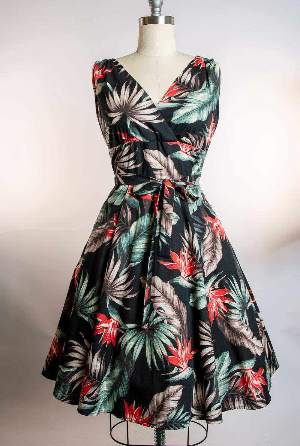 Marie Dress - Bird of Paradise, Black *sale