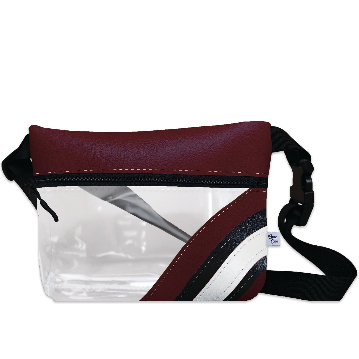 Collegiate Football Stadium Clear Stripe Game Day Fanny Pack