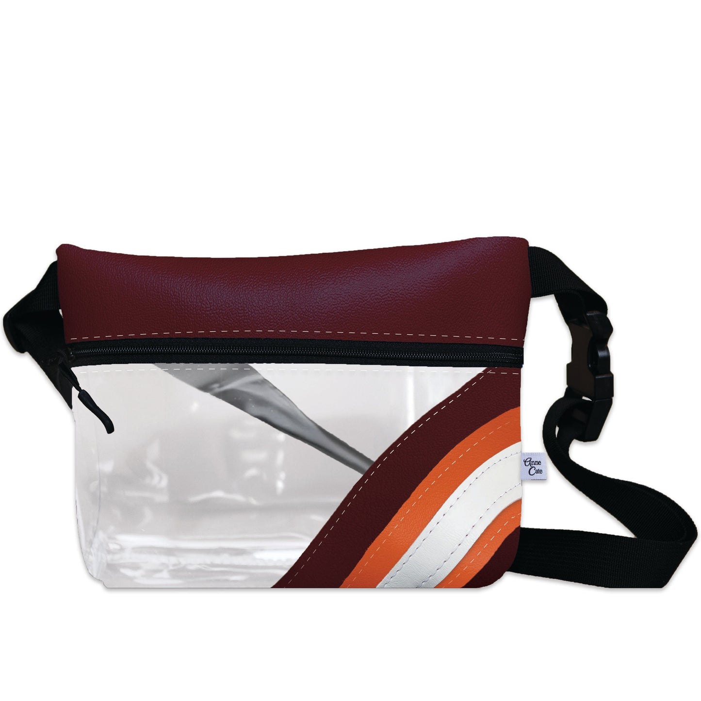 Collegiate Football Stadium Clear Stripe Game Day Fanny Pack