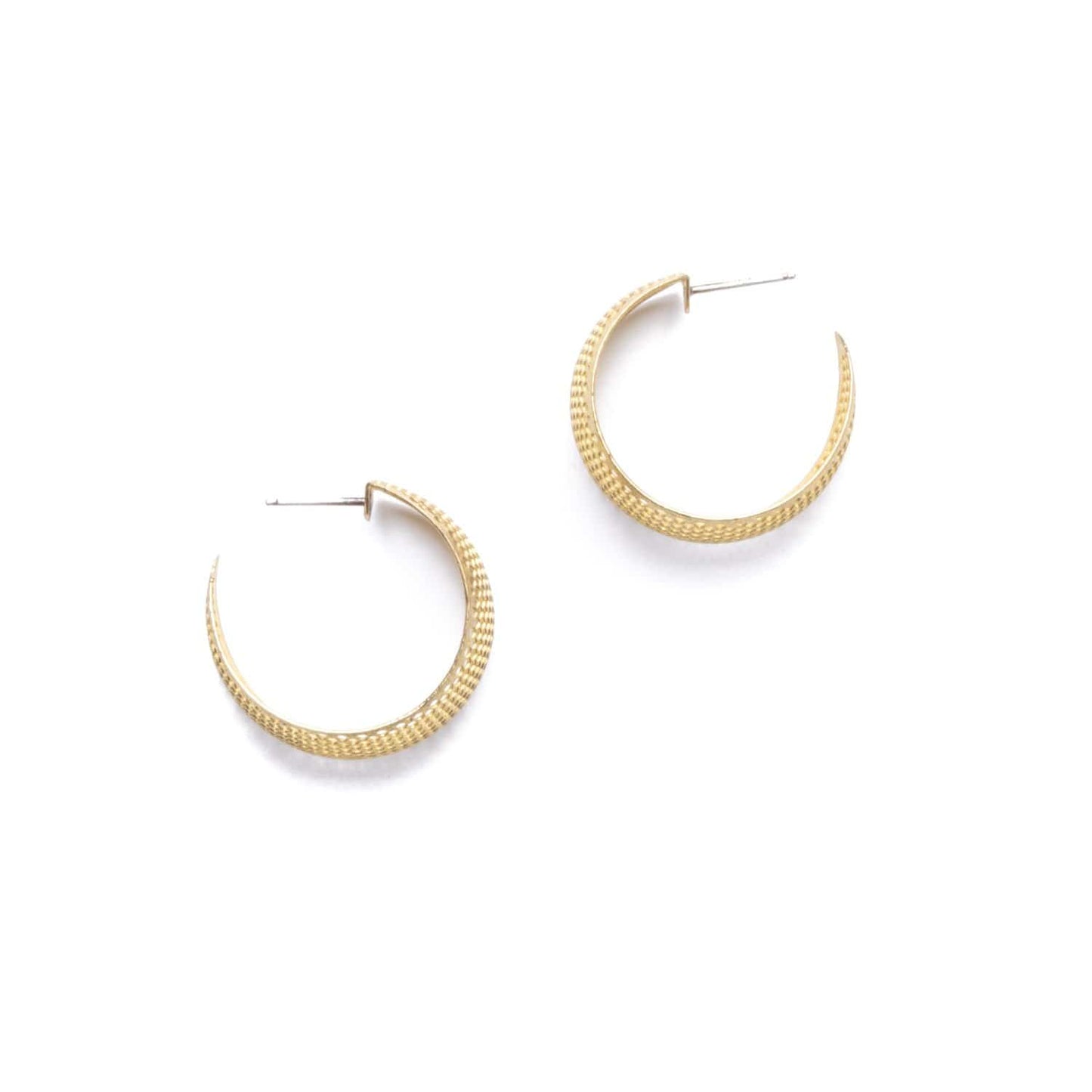 Mesh Hoop Earrings
