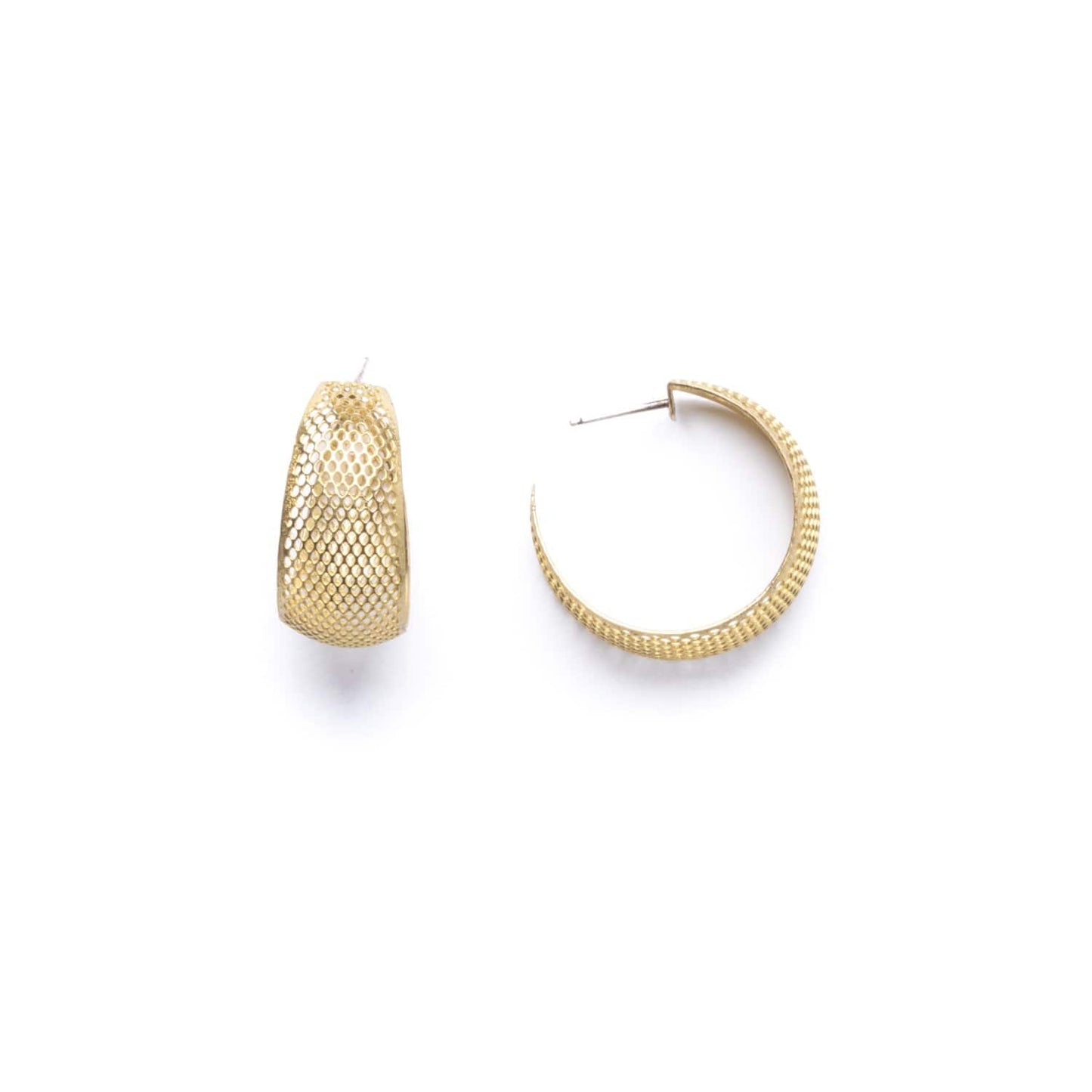 Mesh Hoop Earrings