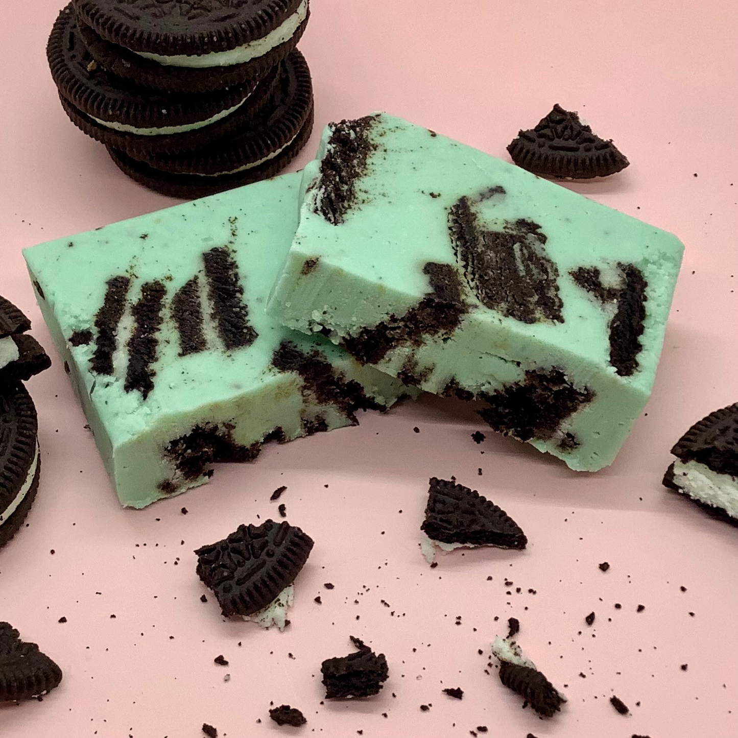 Mint Cookie Fudge