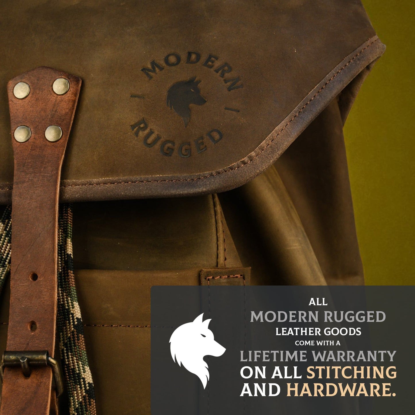 Bovine Leather Medium Satchel Bag - Brown