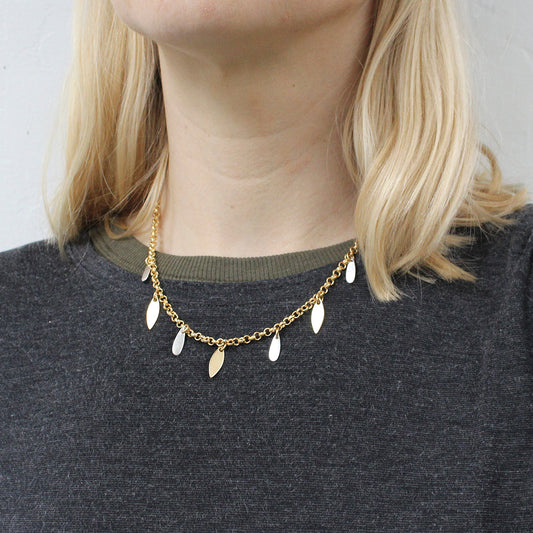 Leaf Charm Necklace