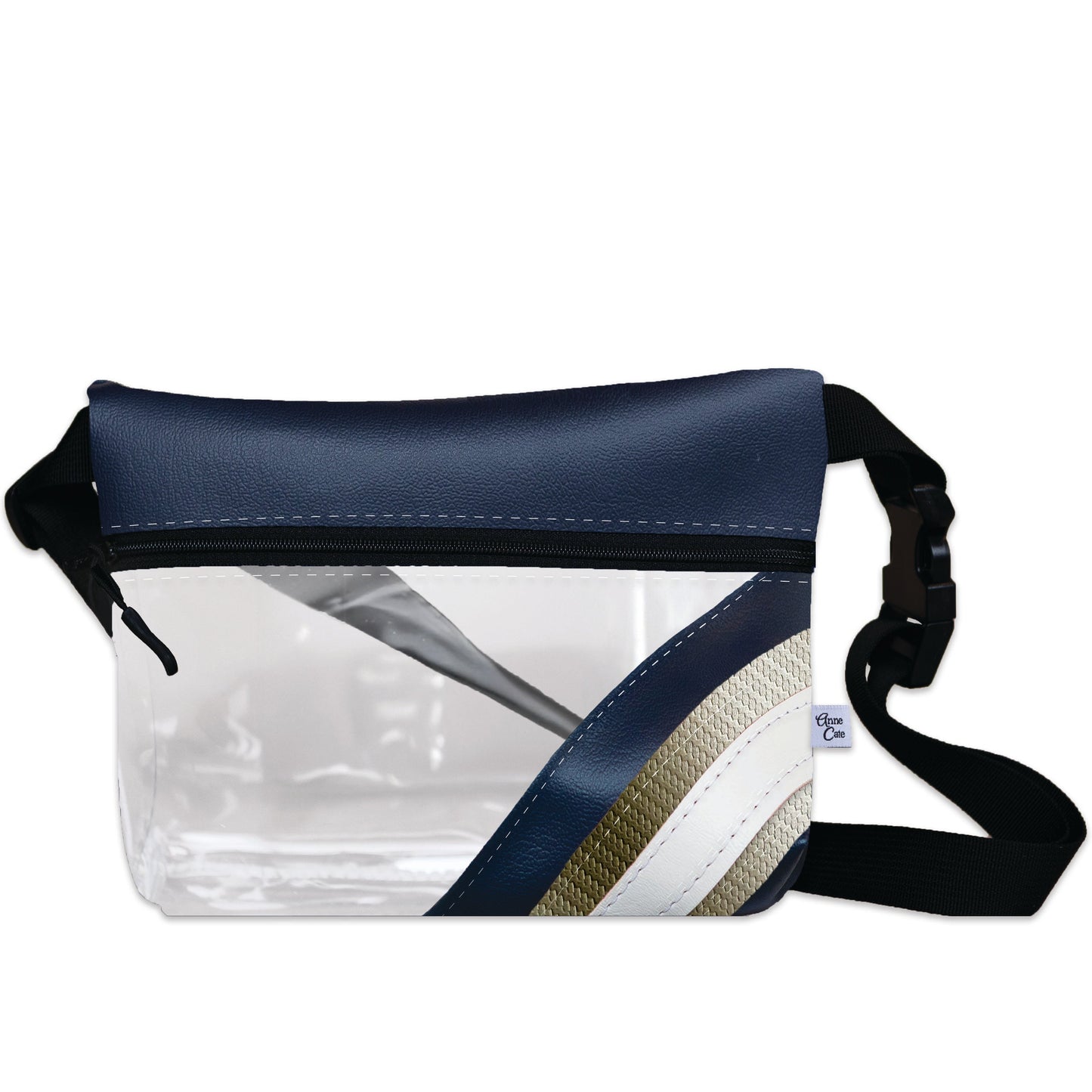 Collegiate Football Stadium Clear Stripe Game Day Fanny Pack