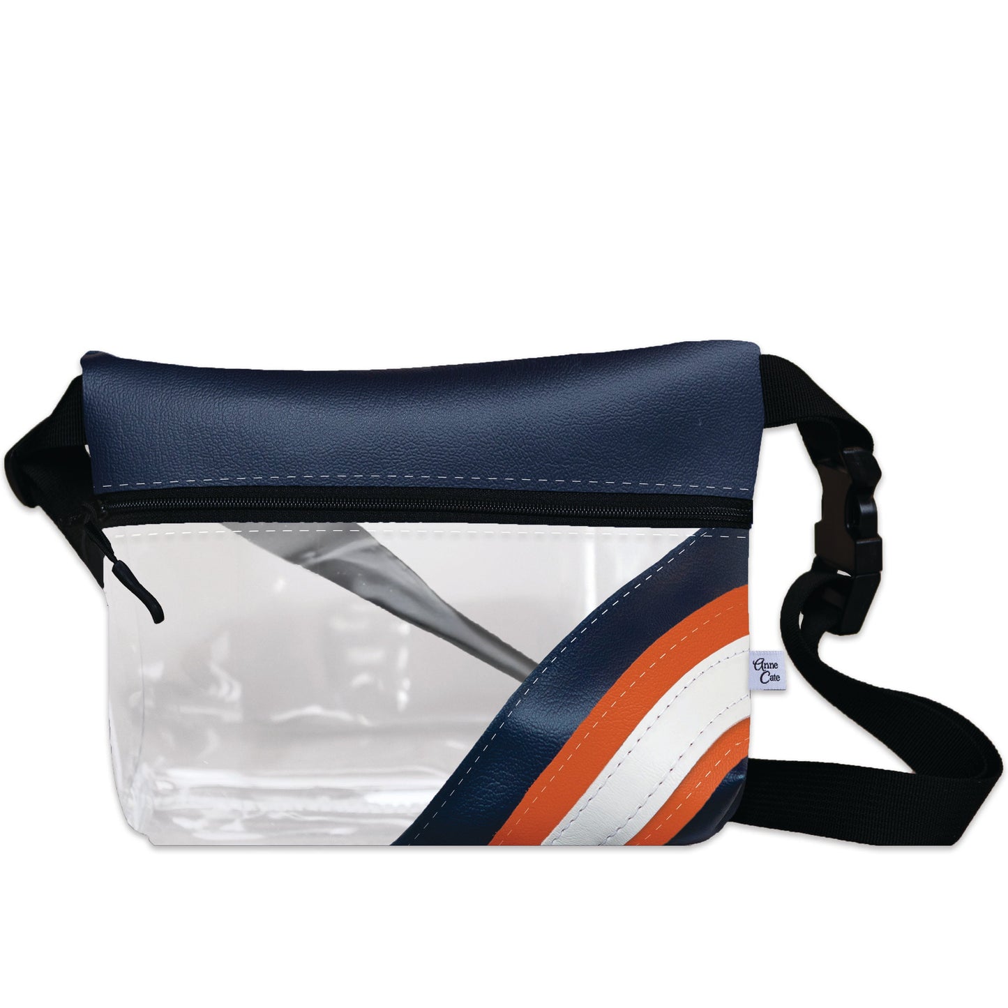 Collegiate Football Stadium Clear Stripe Game Day Fanny Pack
