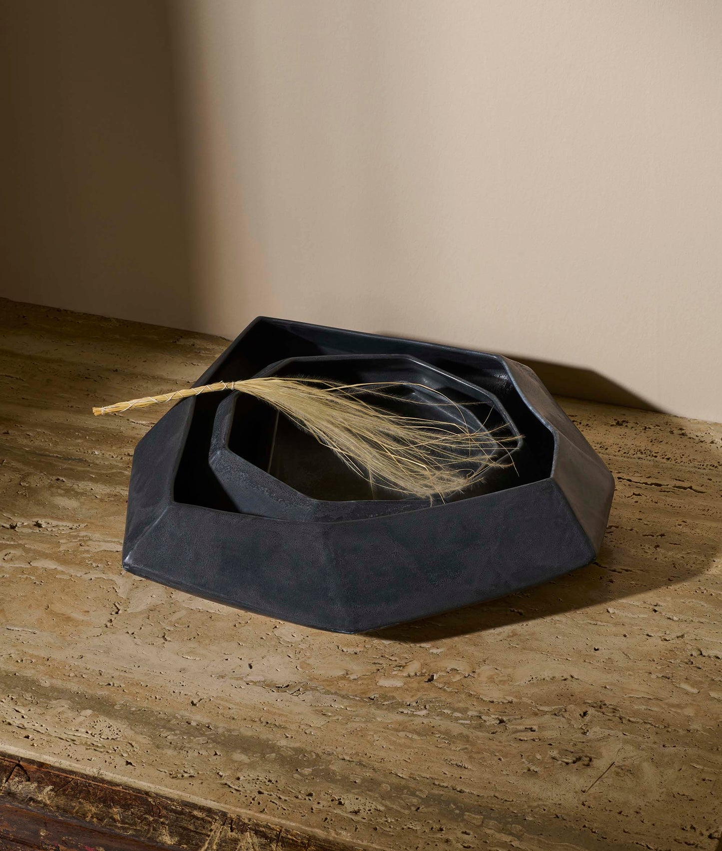 Nested Stone Bowl Set