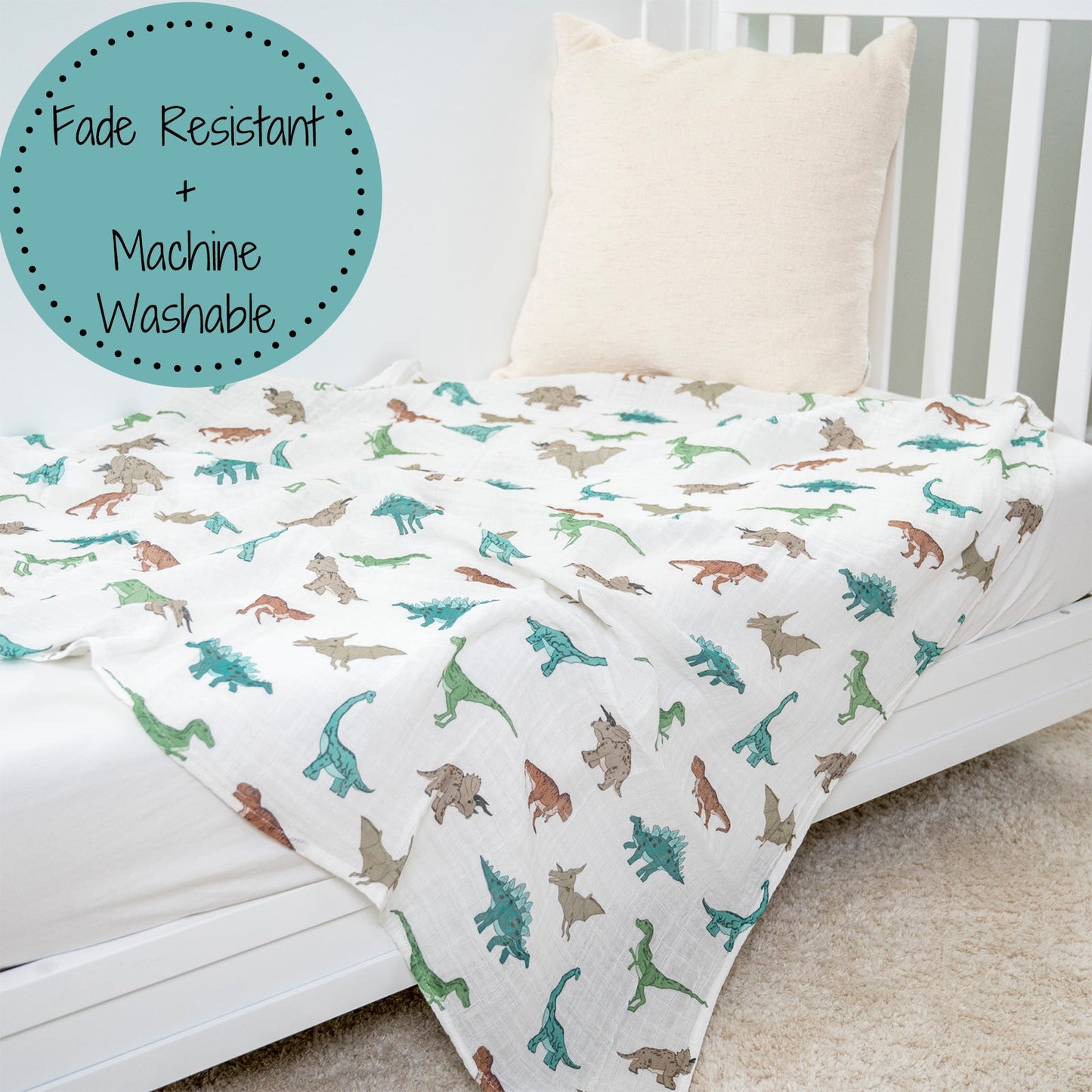 Have A T-rexcellent Day Swaddle