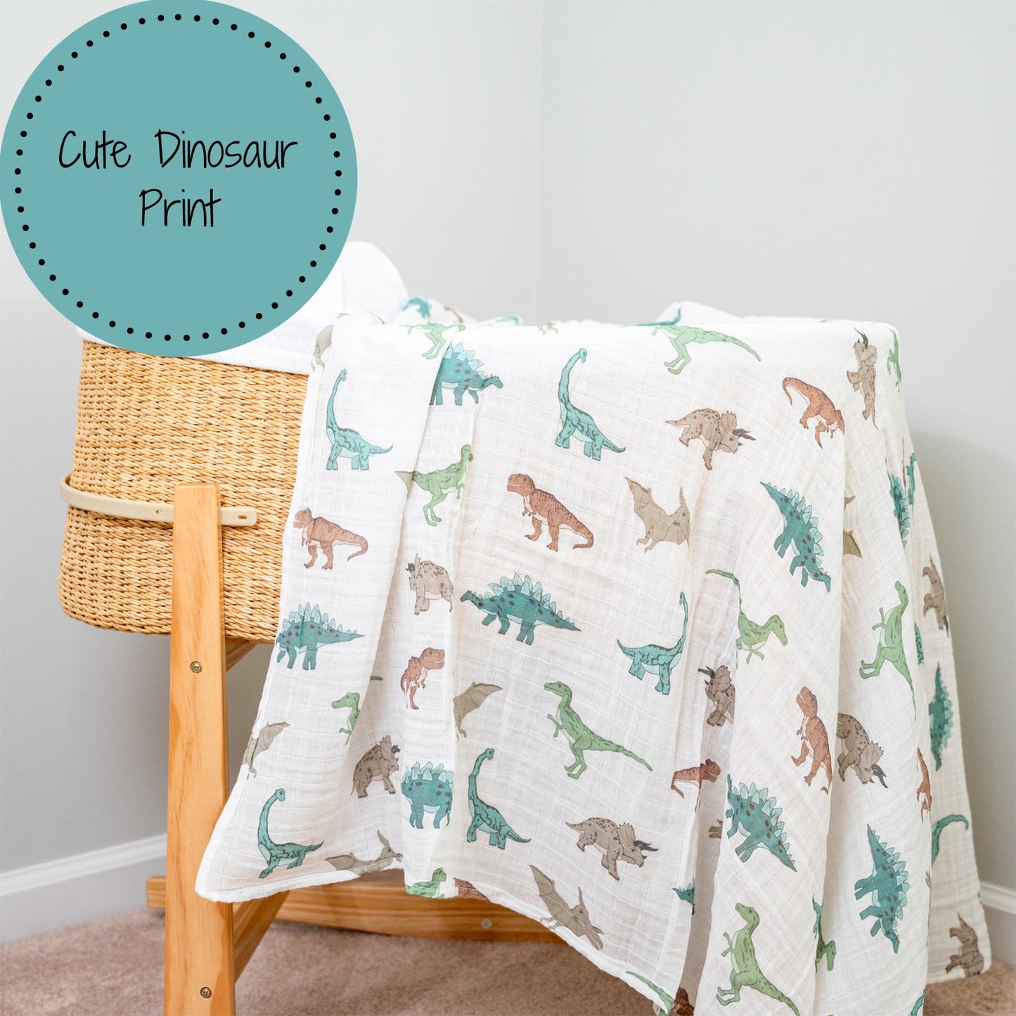 Have A T-rexcellent Day Swaddle