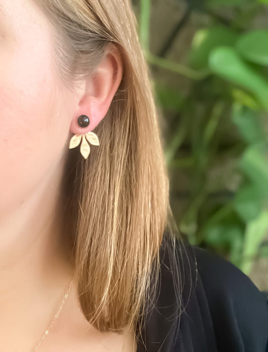 XL Onyx Stud Earrings