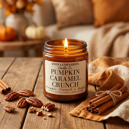 Pumpkin Caramel Crunch Soy Blend Candle