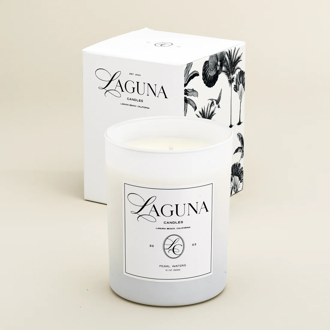 Pearl Waters Luxury Candle | Tropical Floral Coastal Scent