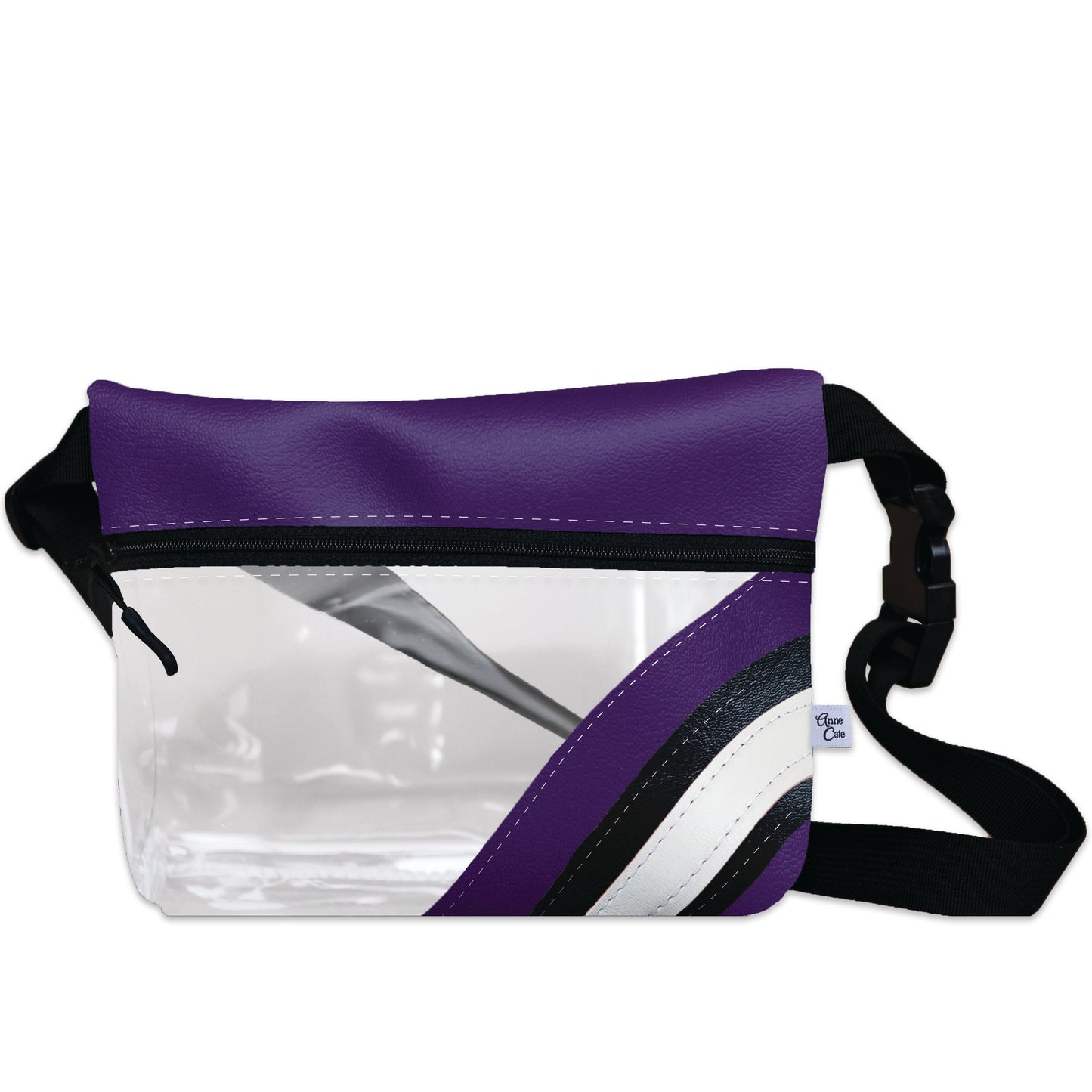 Collegiate Football Stadium Clear Stripe Game Day Fanny Pack
