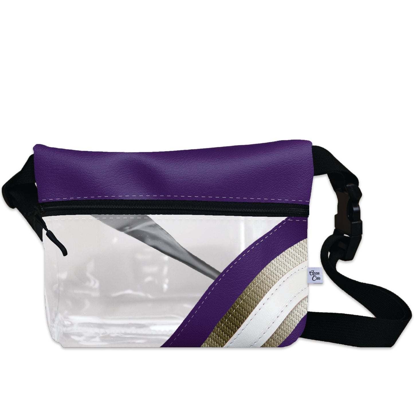 Football Stadium Clear Stripe Game Day Fanny Pack