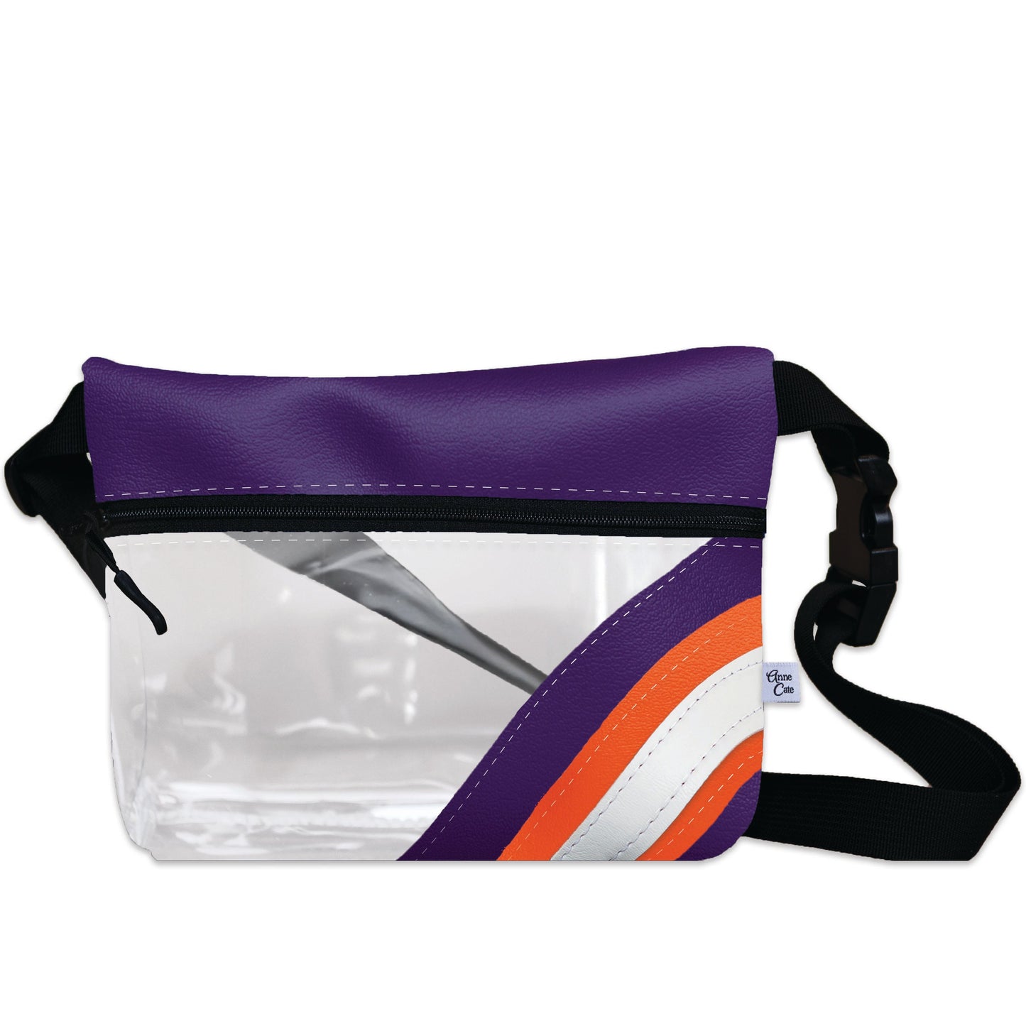 Collegiate Football Stadium Clear Stripe Game Day Fanny Pack