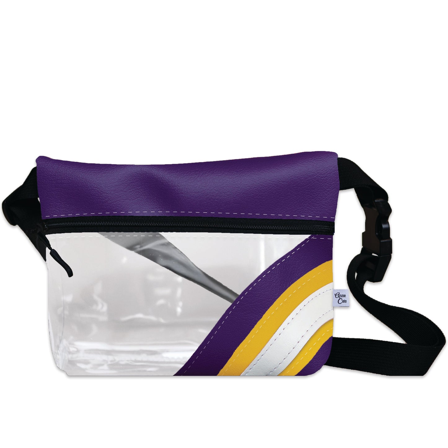 Collegiate Football Stadium Clear Stripe Game Day Fanny Pack