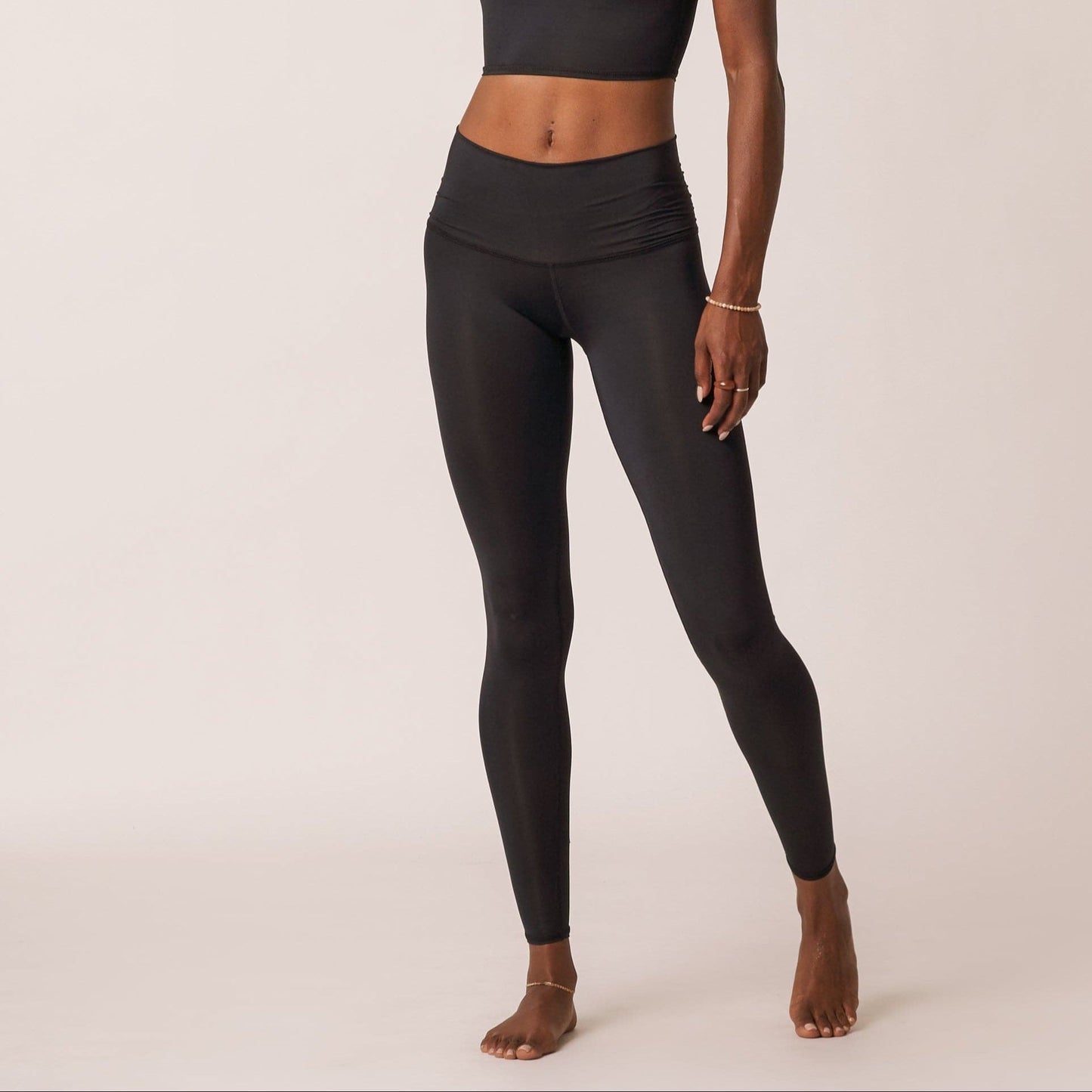Solid Black Hot Pant
