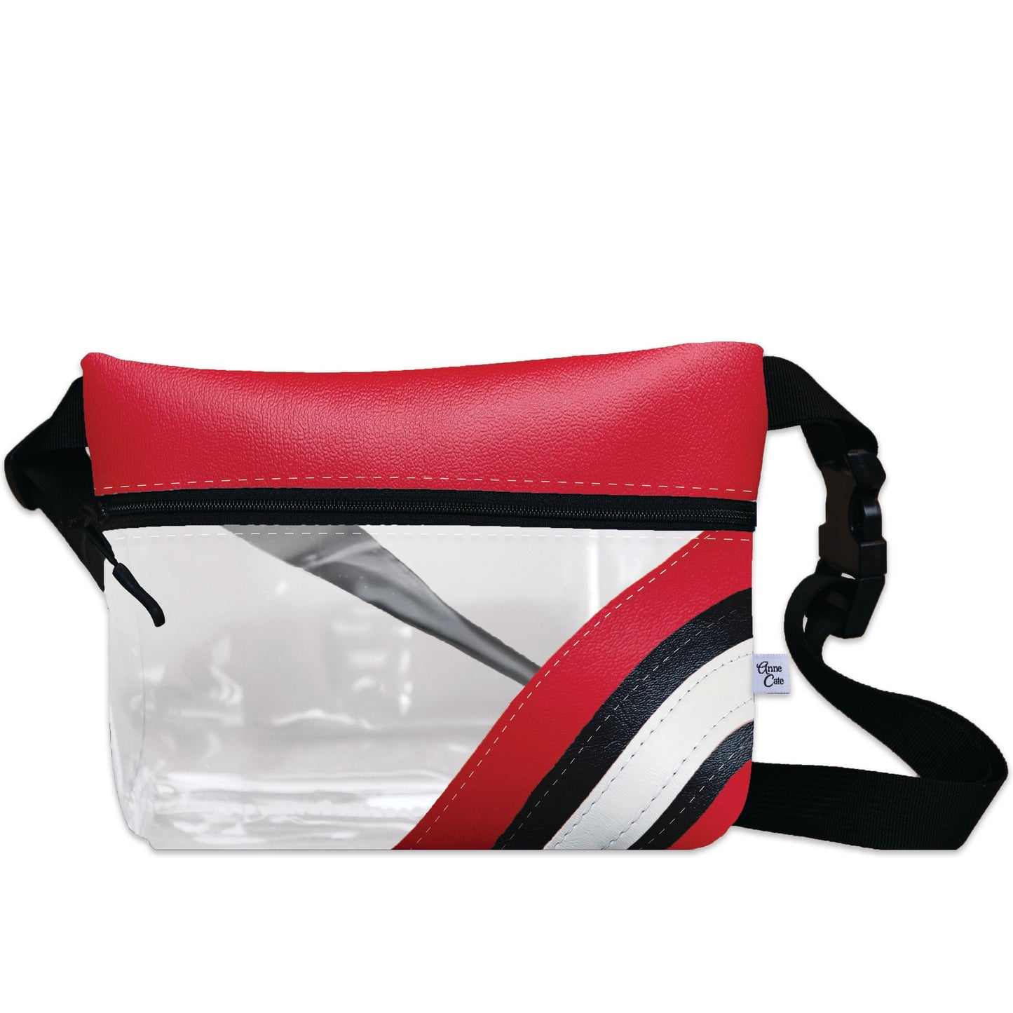 Collegiate Football Stadium Clear Stripe Game Day Fanny Pack