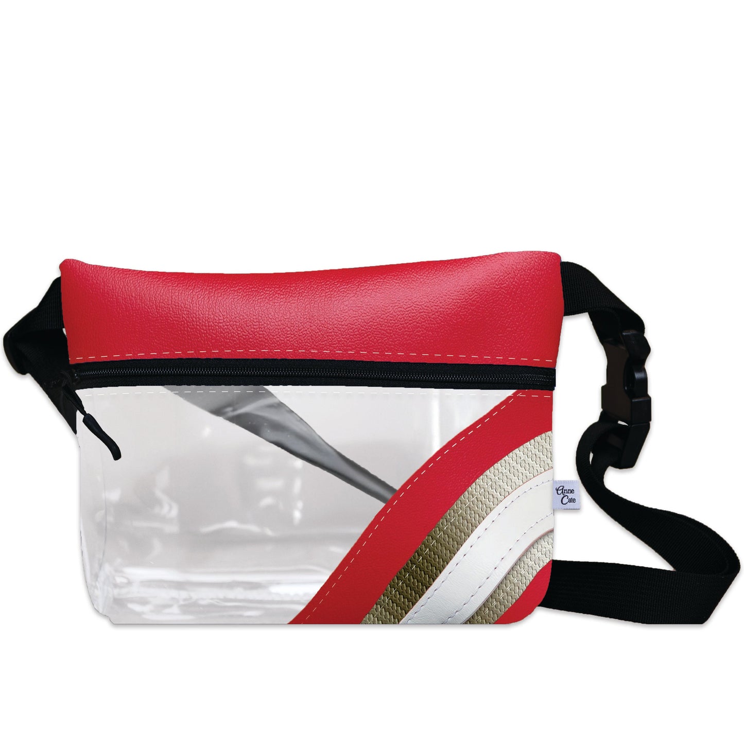 Football Stadium Clear Stripe Game Day Fanny Pack