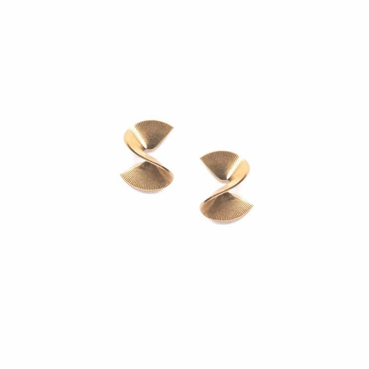 Ribbon Stud Earrings