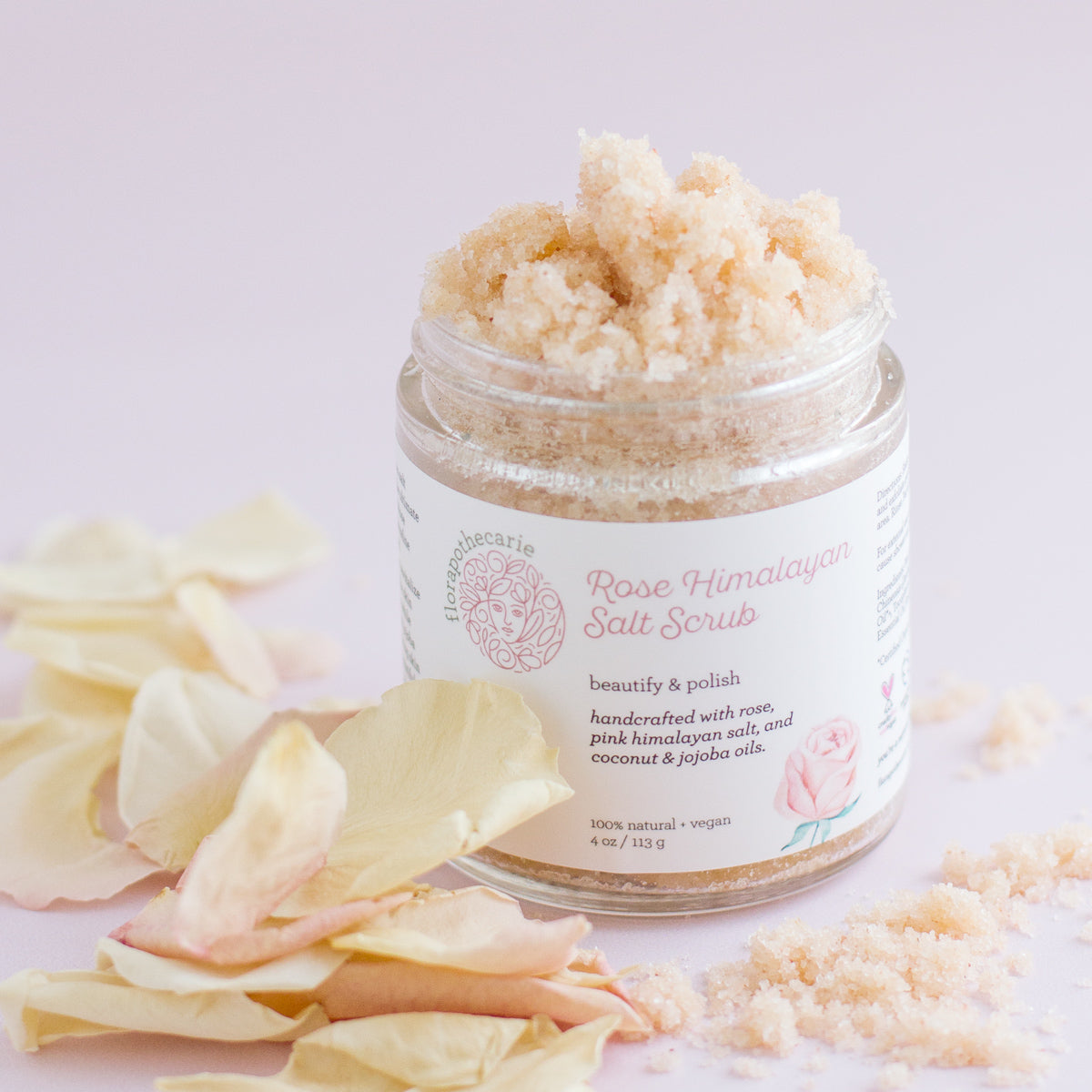 Rose Himalayan Salt Scrub