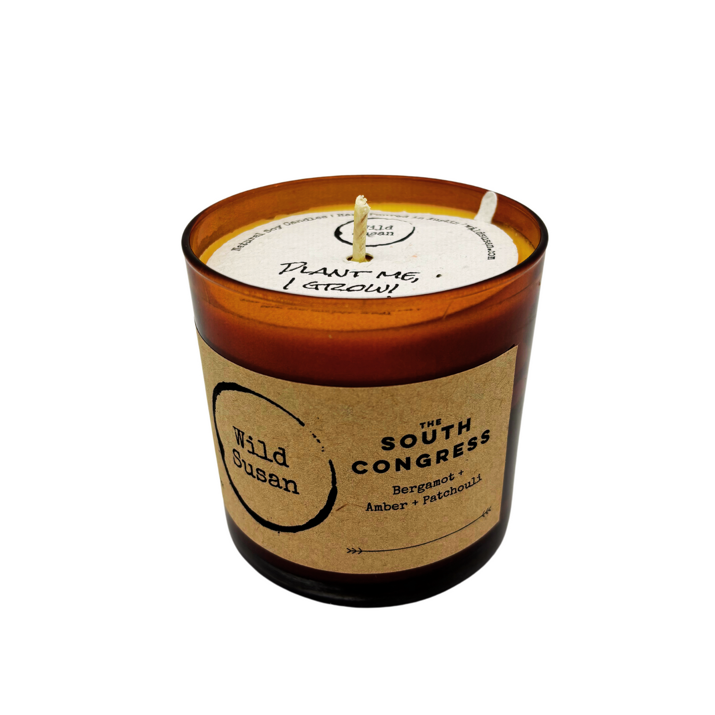 South Congress [Bergamot + Amber + Patchouli] Soy Candle