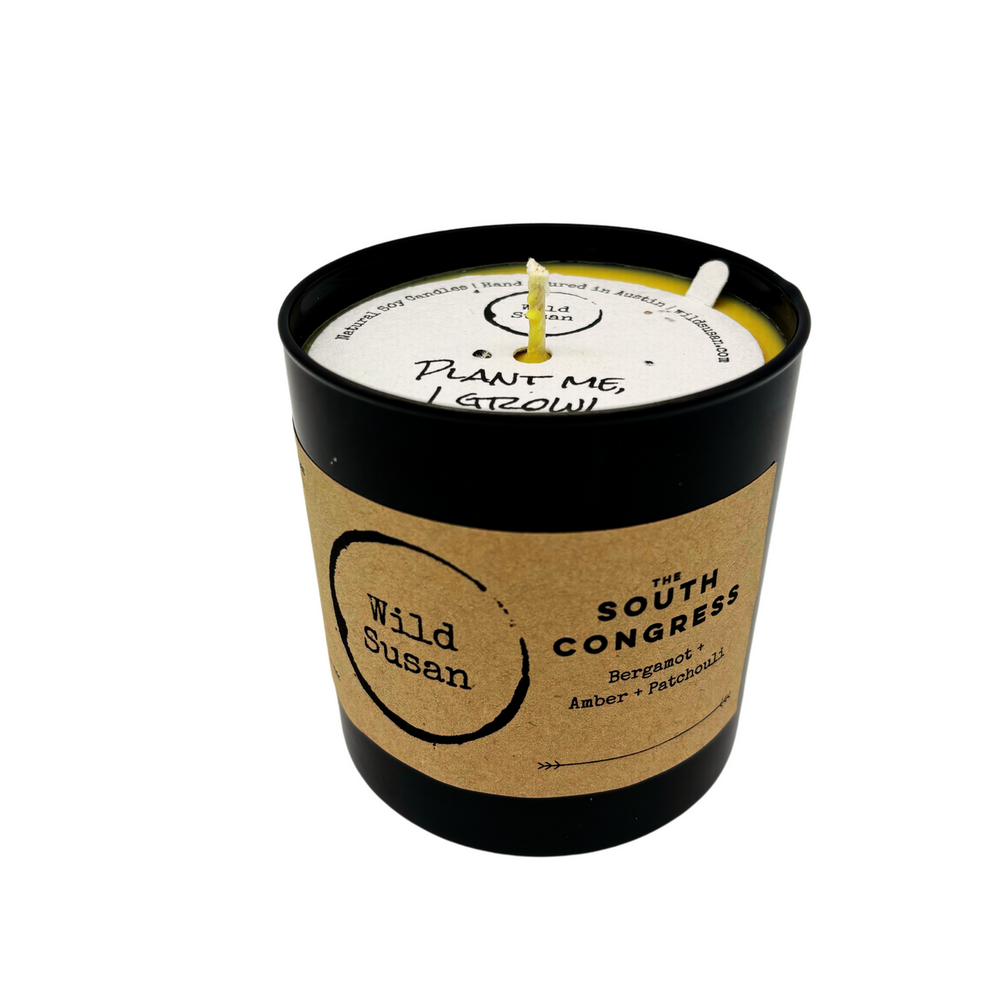 South Congress [Bergamot + Amber + Patchouli] Soy Candle