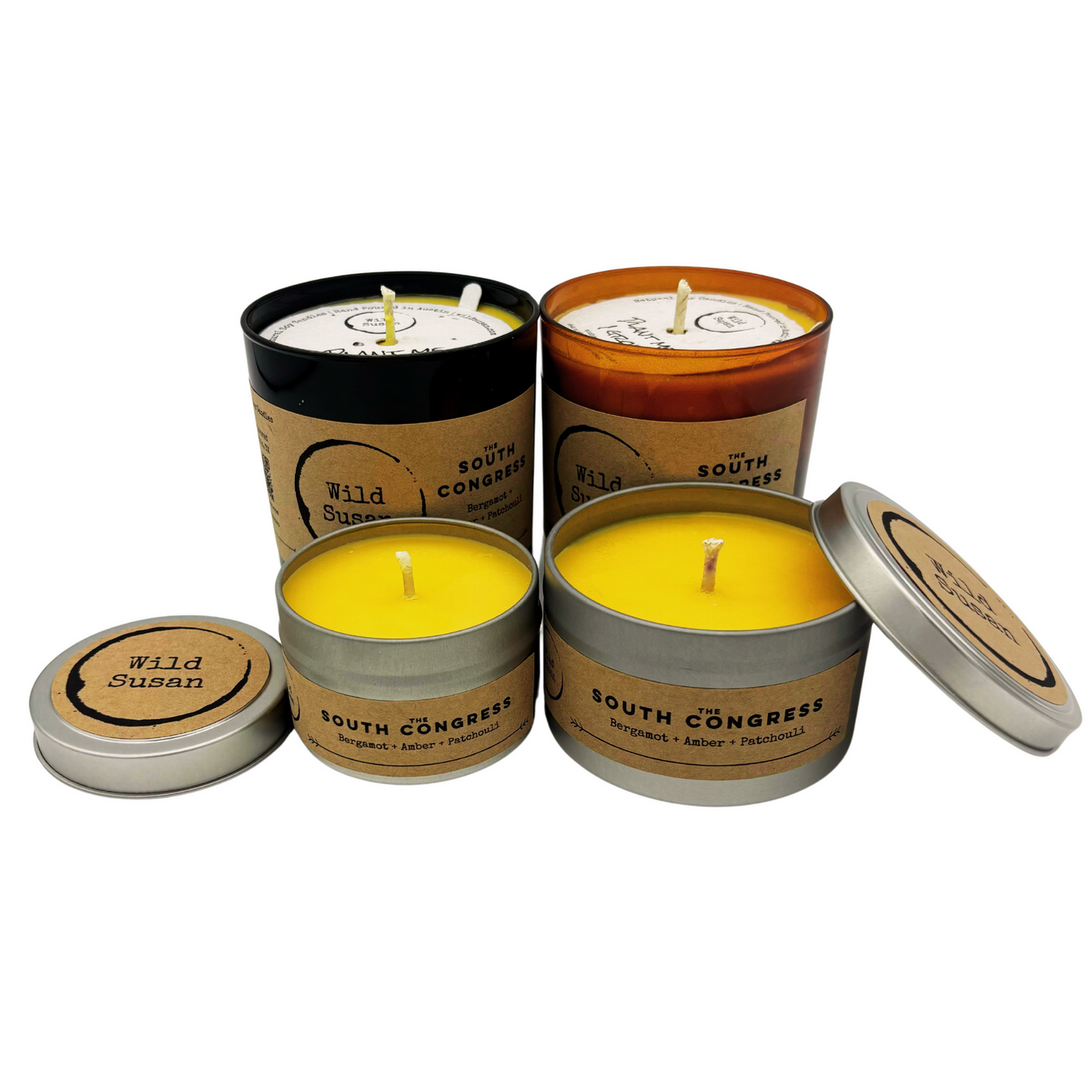 South Congress [Bergamot + Amber + Patchouli] Soy Candle