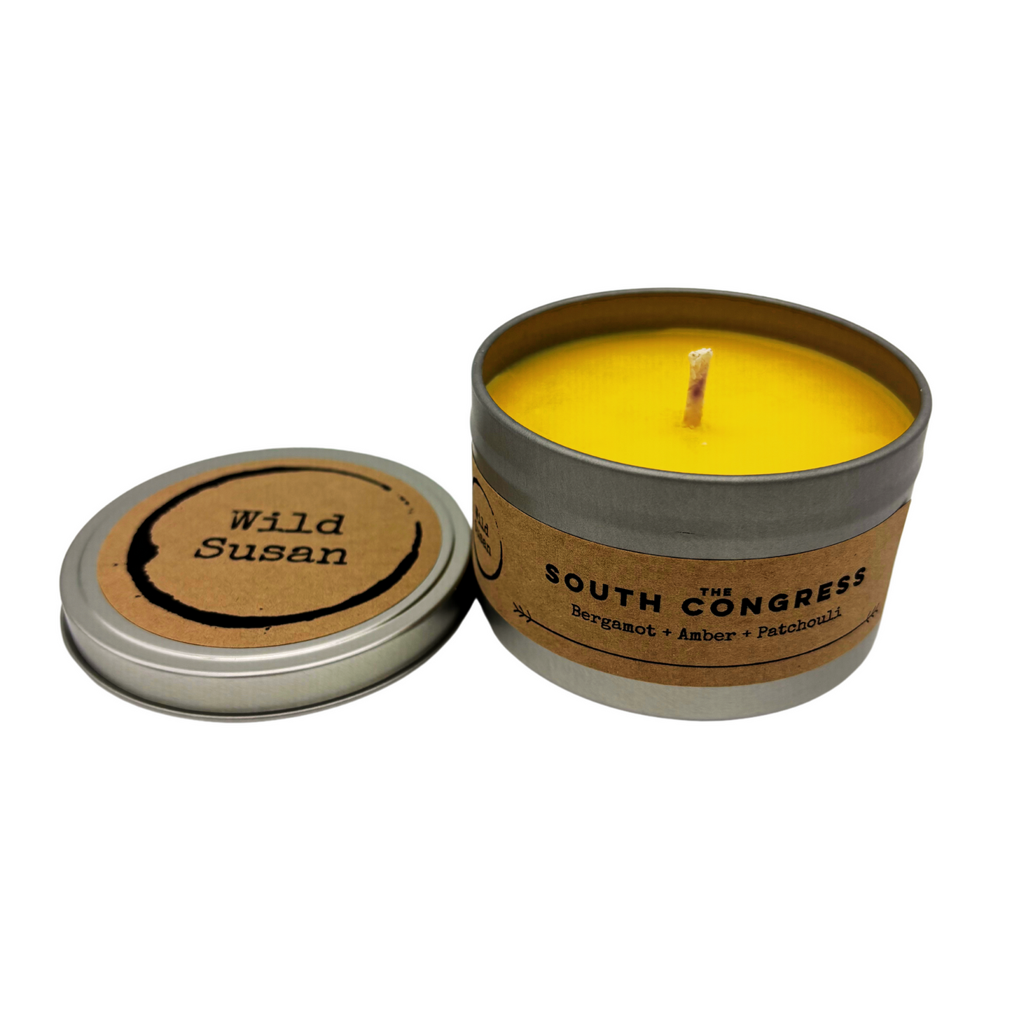 South Congress [Bergamot + Amber + Patchouli] Soy Candle