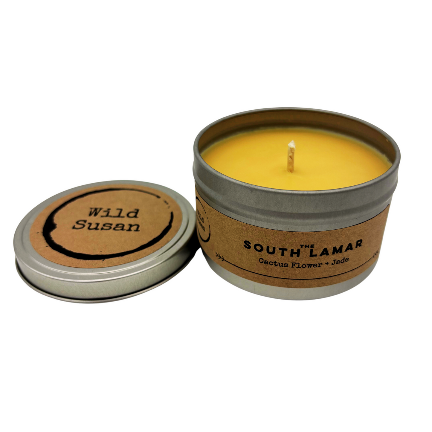 South Lamar [Cactus Flower + Jade] Soy Candle