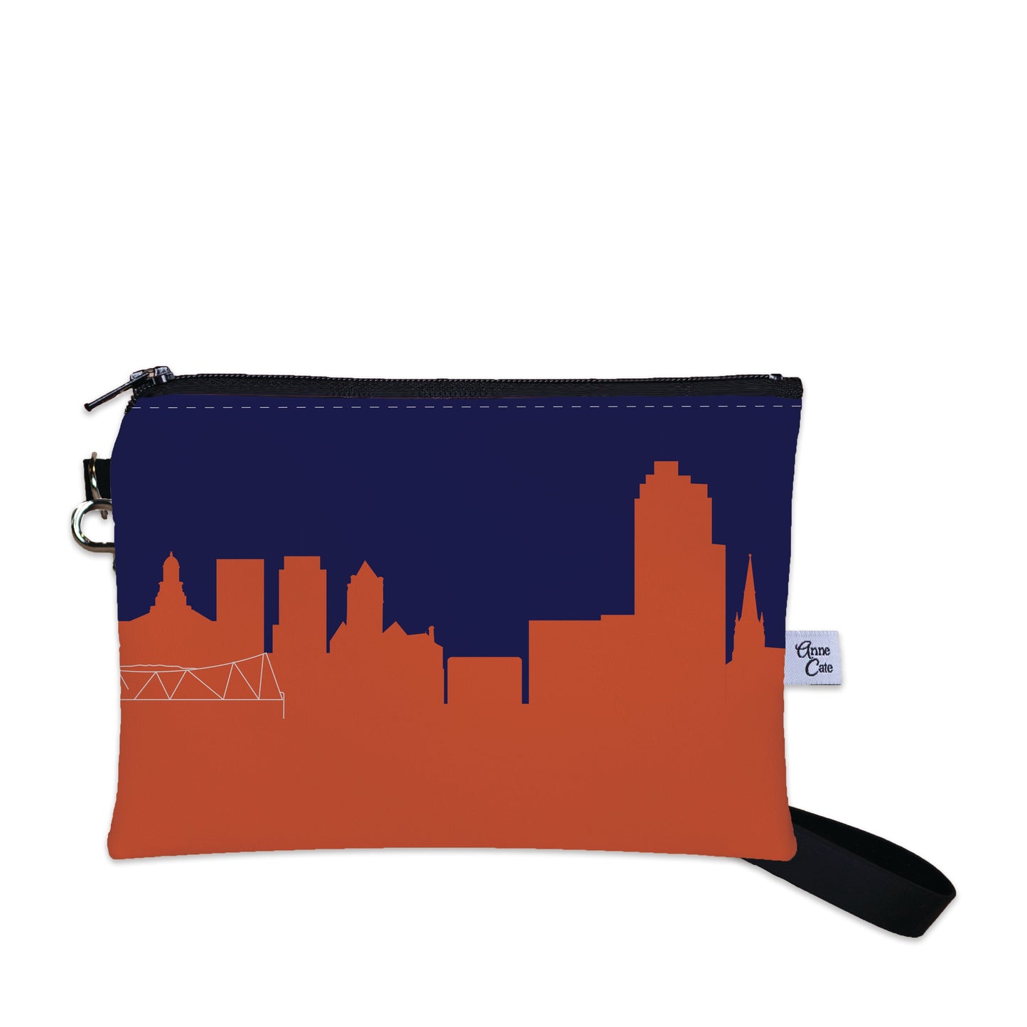 Collegiate Football Stadium Skyline Game Day Wristlet