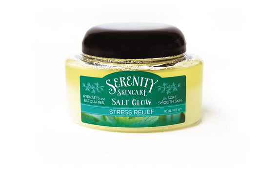 Stress Relief Exfoliating Scrub – Aromatherapy Salt Glow by Serenity Acres Farm™