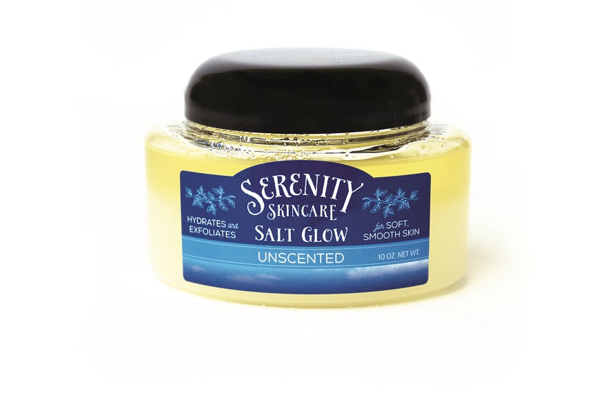 Unscented Salt Scrub - Gentle Exfoliating Scrub by Serenity Acres Farm™