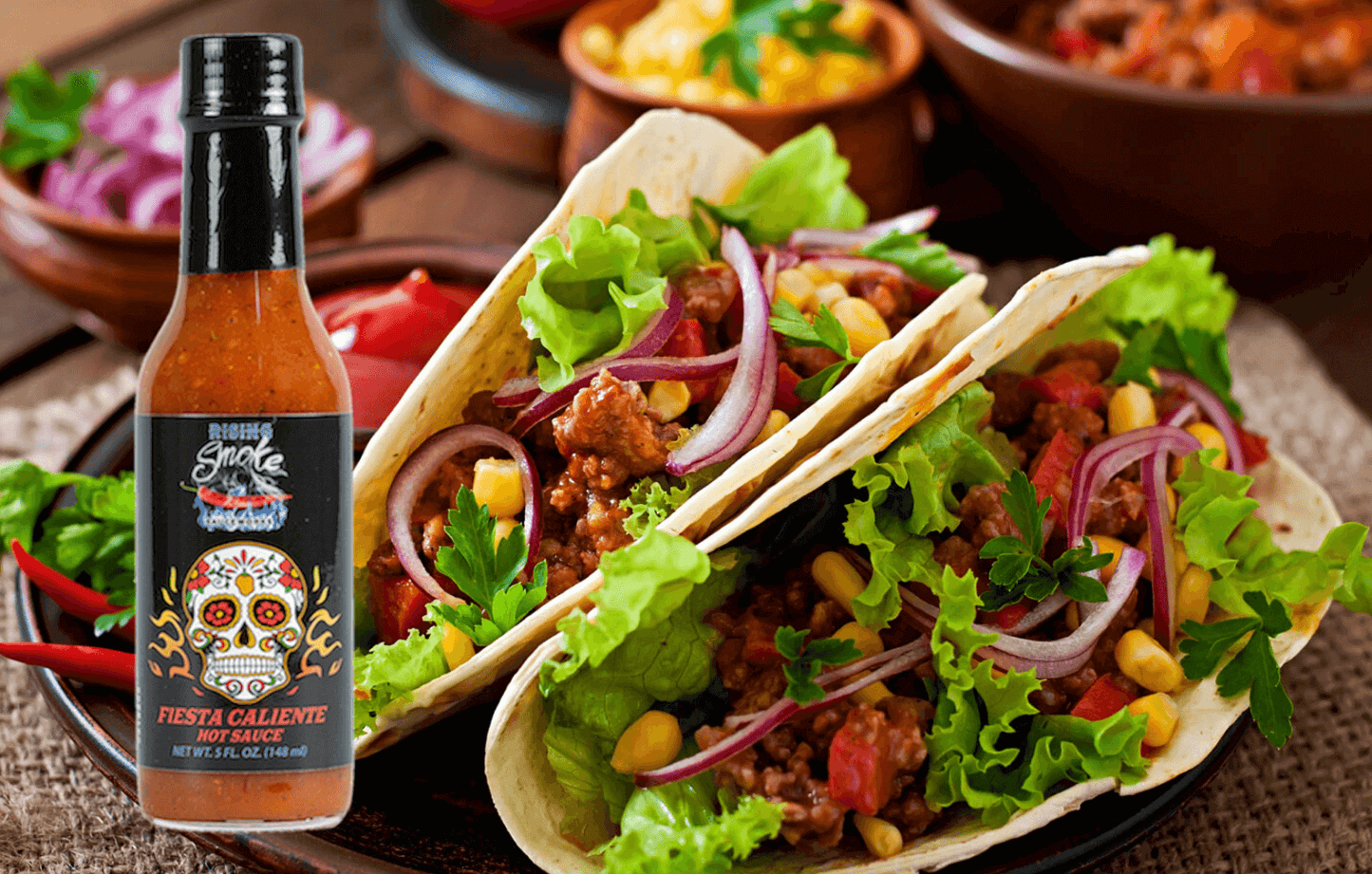 Fiesta Caliente - Smoked Habanero Taco Sauce (Hot)