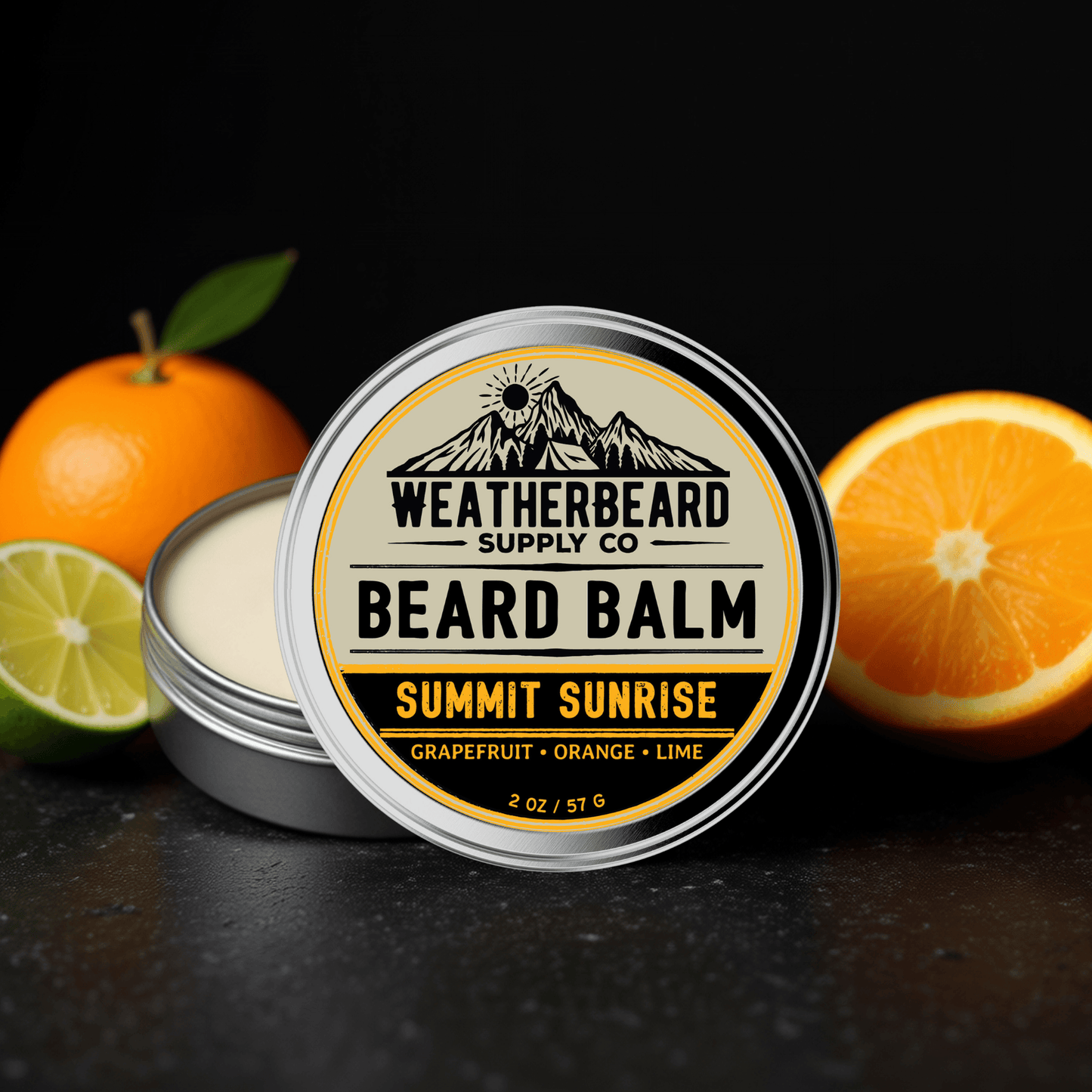 Summit Sunrise Beard Balm - Grapefruit, Orange, Lime