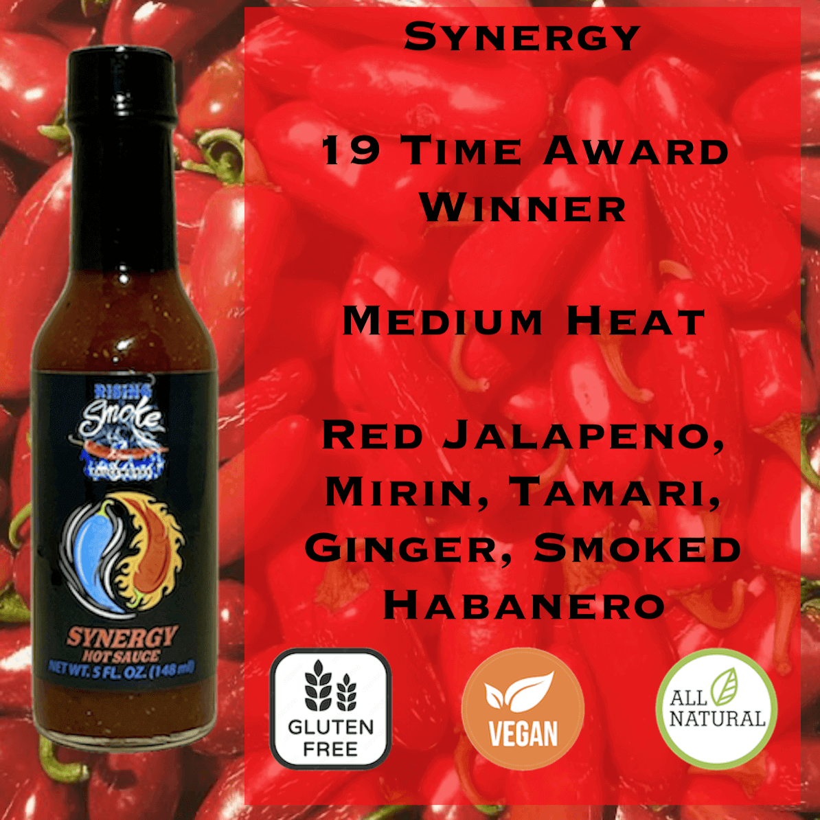 Synergy - Sweet & Spicy Asian Style Sauce (Medium)