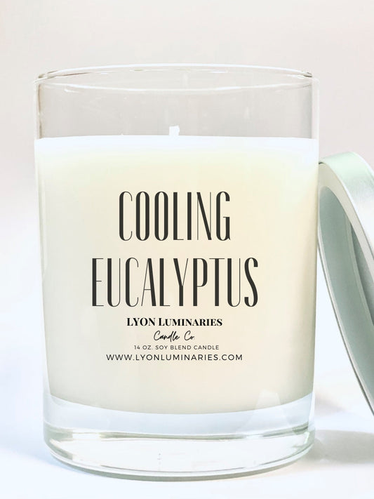 Cooling Eucalyptus Soy Blend Tumbler Candle