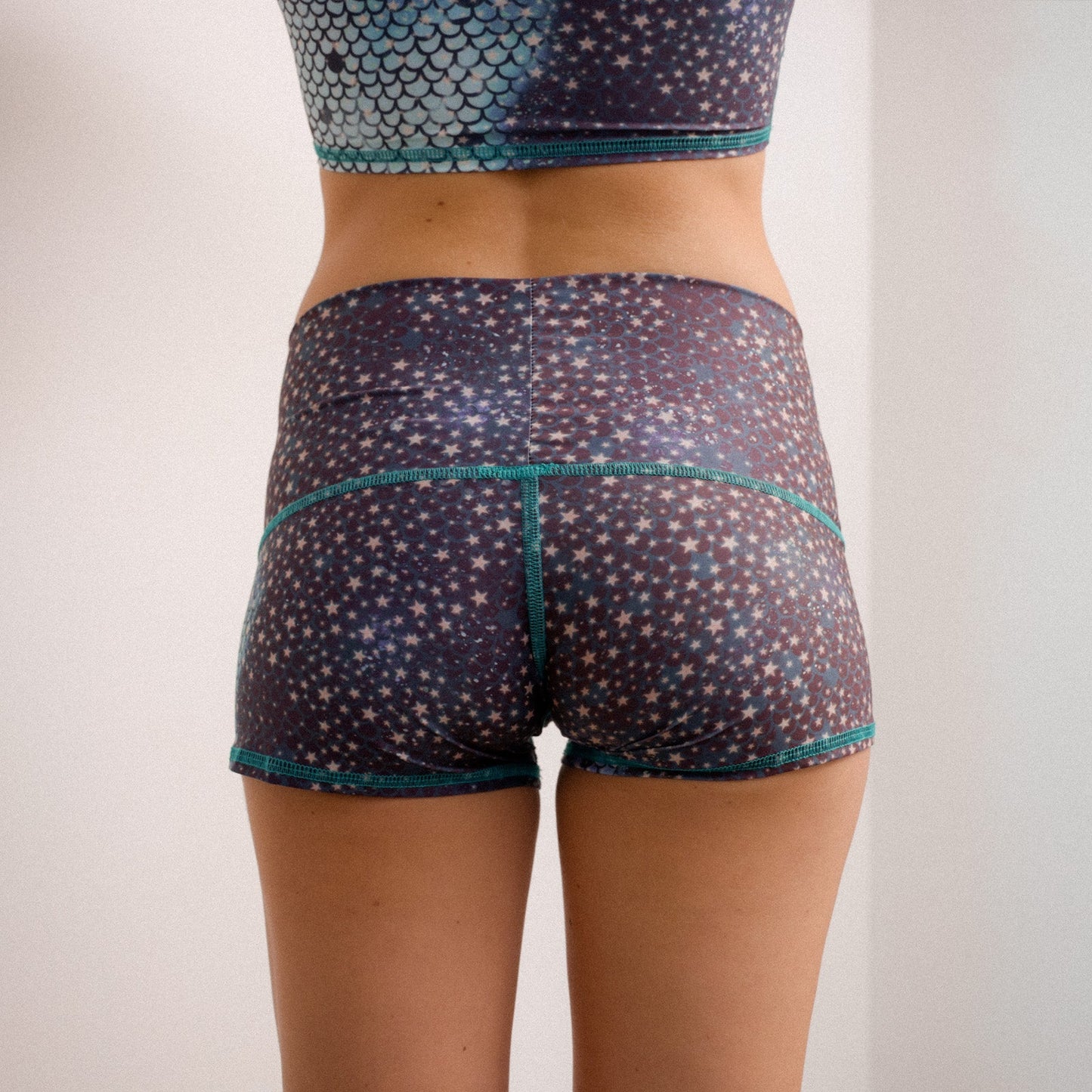 Mermaid Fairy Queen Teal Sun Shorts *Waitlist