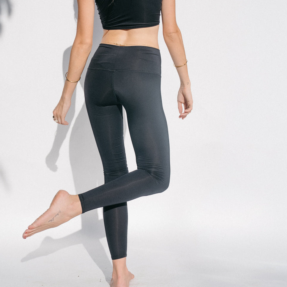 Solid Black Hot Pant