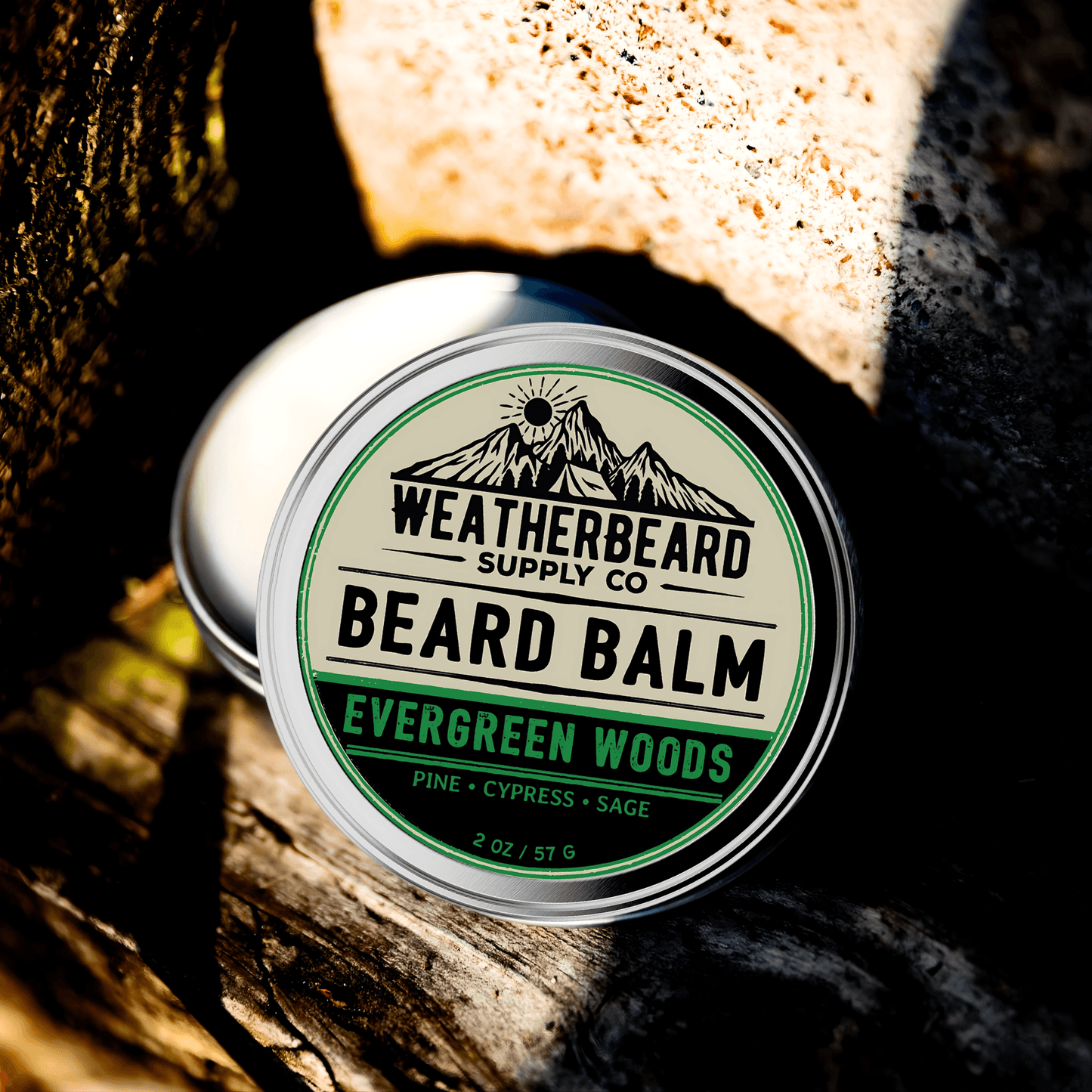 Evergreen Woods Beard Balm - Pine, Cypress, Sage