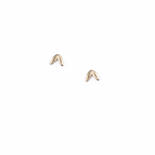 Tiny Laurel Stud Earrings