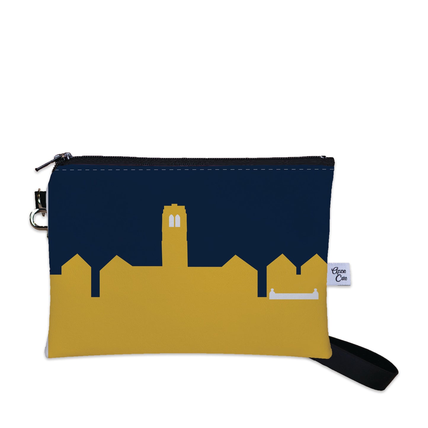 Collegiate Football Stadium Skyline Game Day Wristlet