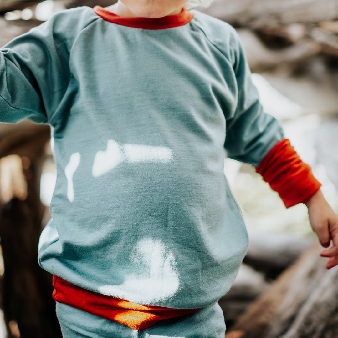 Kids Essential Merino Crew Top