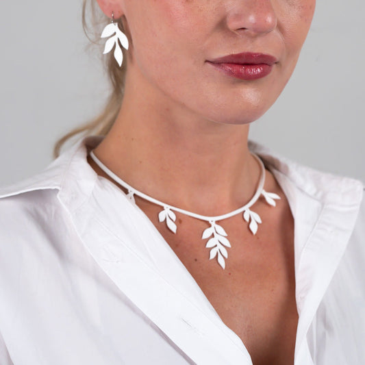 Cascading Vine Charm Necklace