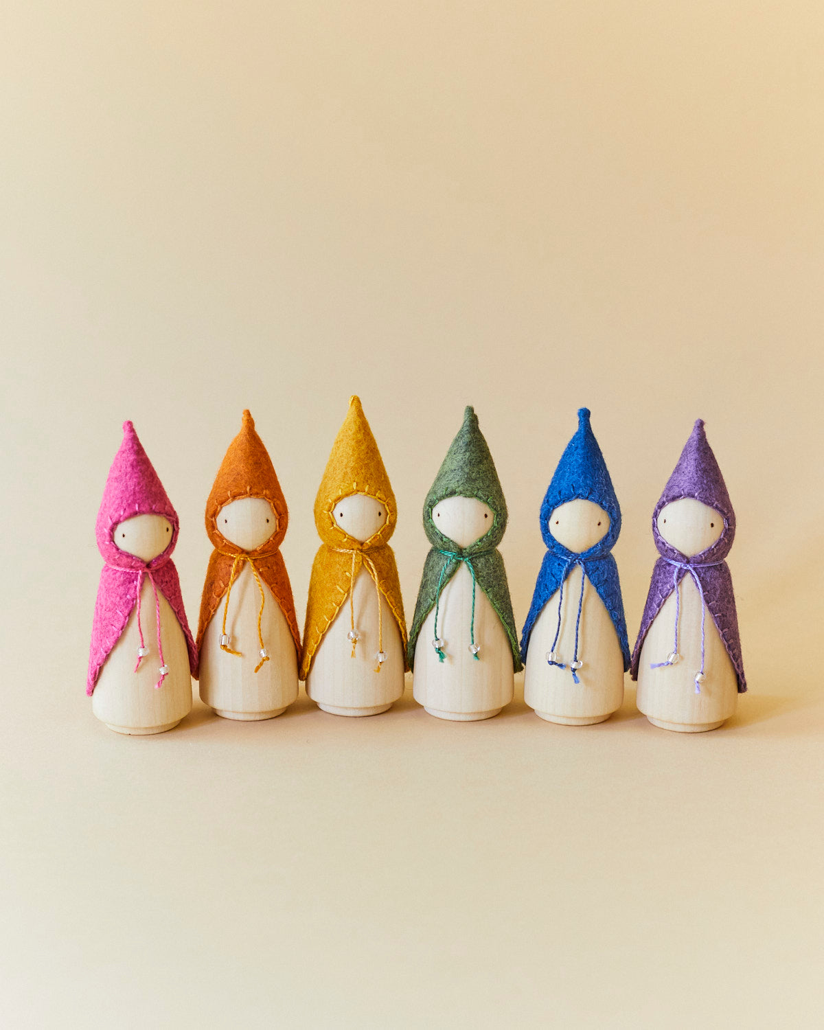 Purple Wooden Gnome