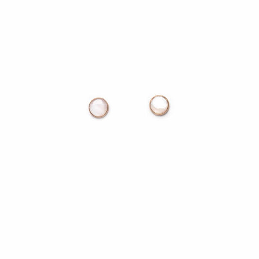 XL Mother of Pearl Stud Earrings