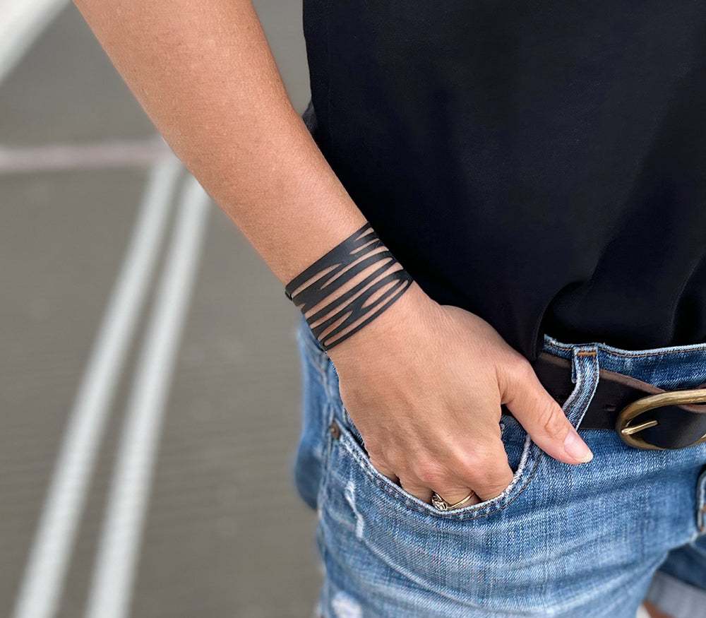 Zebra Wrap Bracelet